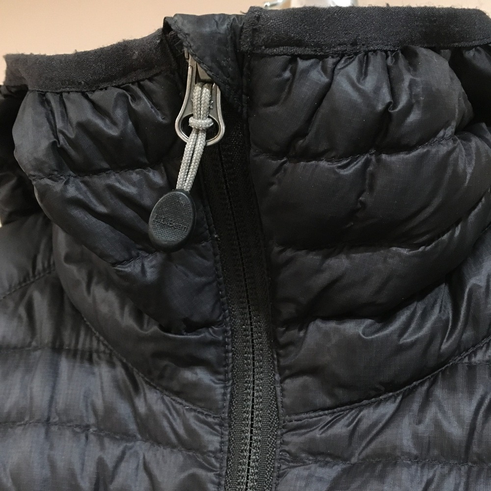 LL Bean Ultralight 850 Down Hooded Puffer Jacket Womens XS Black Outdoor Quilted - Picture 6 of 14